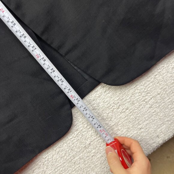 VTG Gala x Thos priestley & sons Mohair / Wool Blazer Sz 41R Black England Made - Picture 8 of 16